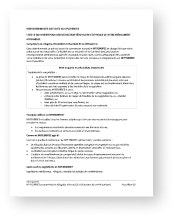 Vignette des renseignements sur MYFEMBREE à l’intention des patientes