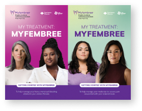 Thumbnail of the MYFEMBREE brochure